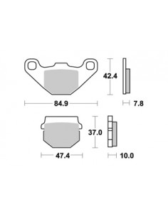 Plaquettes de freins AP RACING 2