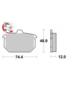 Plaquettes de freins AP RACING 2