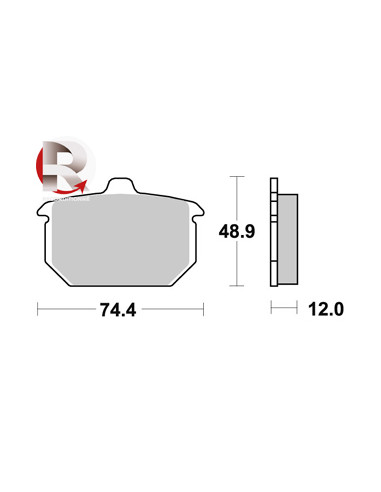 Plaquettes de freins AP RACING