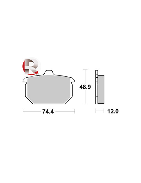 Plaquettes de freins AP RACING