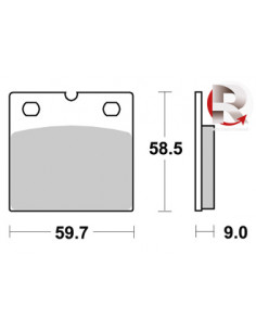 Plaquettes de freins AP RACING 2