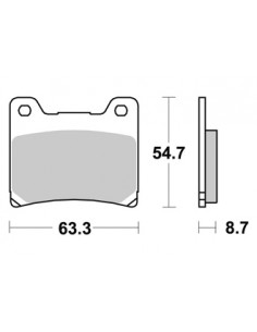 Plaquettes de freins AP RACING 2