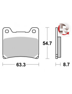 Plaquettes de freins AP RACING 2