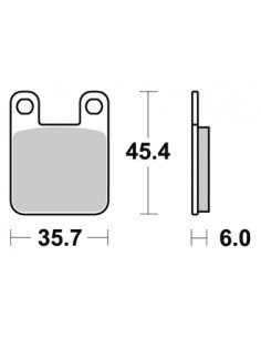 Plaquettes de freins AP RACING 2