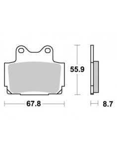 Plaquettes de freins AP RACING 2