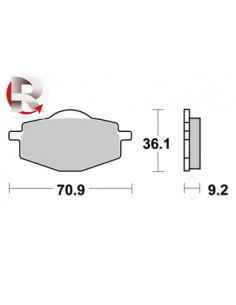 Plaquettes de freins AP RACING 2