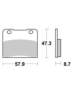 Plaquettes de freins AP RACING 2