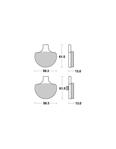 Plaquettes de freins AP RACING