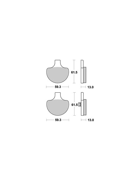 Plaquettes de freins AP RACING