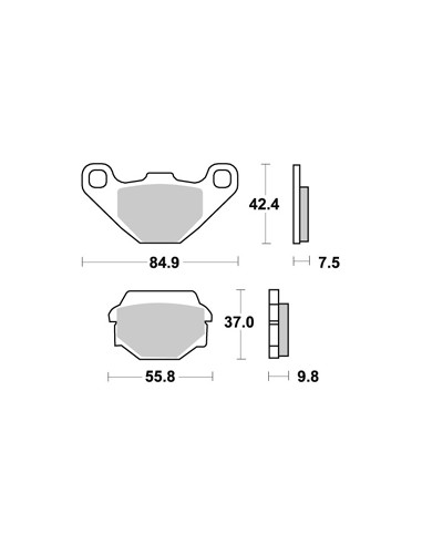 Plaquettes de freins AP RACING