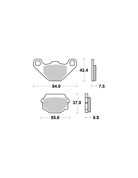 Plaquettes de freins AP RACING