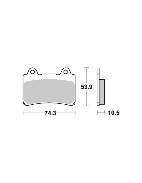 Plaquettes de freins AP RACING