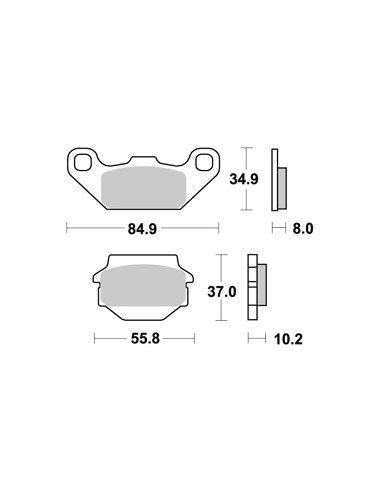 Plaquettes de freins AP RACING