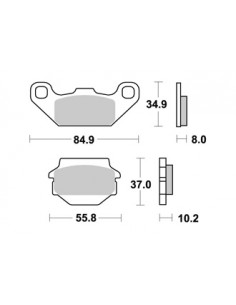 Plaquettes de freins AP RACING 2