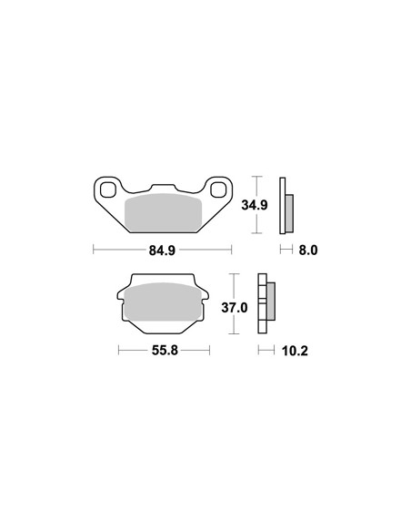 Plaquettes de freins AP RACING