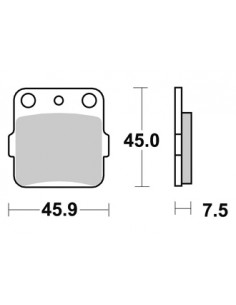 Plaquettes de freins AP RACING 2