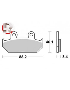 Plaquettes de freins AP RACING 2