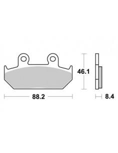 Plaquettes de freins AP RACING 2