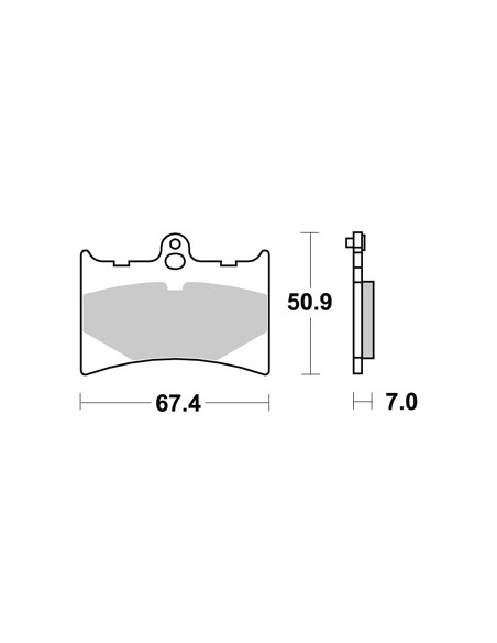 Plaquettes de freins AP RACING