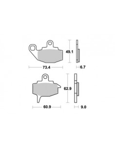 Plaquettes de freins AP RACING 2