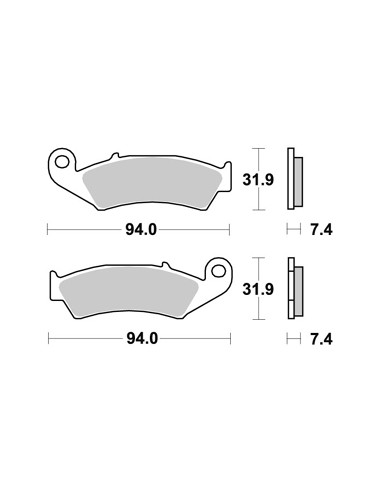 Plaquettes de freins AP RACING