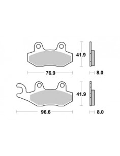 Plaquettes de freins AP RACING 2