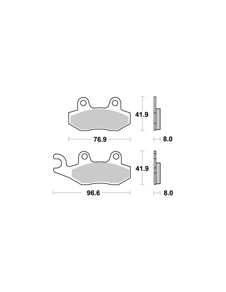 Plaquettes de freins AP RACING