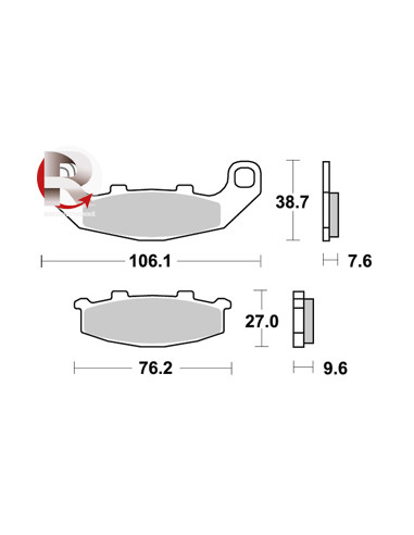 Plaquettes de freins AP RACING