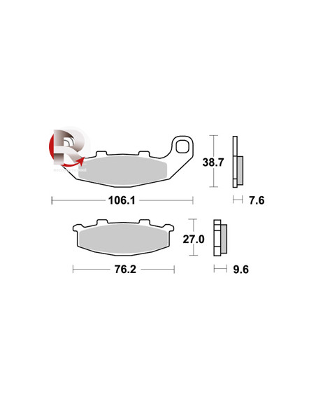 Plaquettes de freins AP RACING