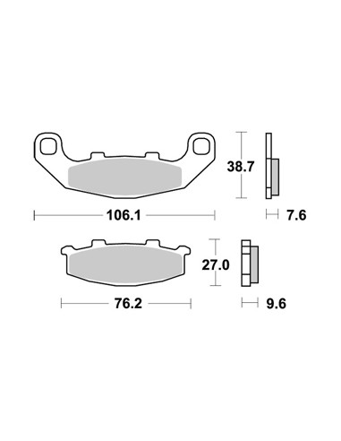 Plaquettes de freins AP RACING