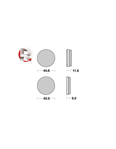 Plaquettes de freins AP RACING