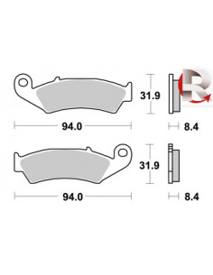 Plaquettes de freins AP RACING 2