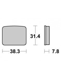 Plaquettes de freins AP RACING 2