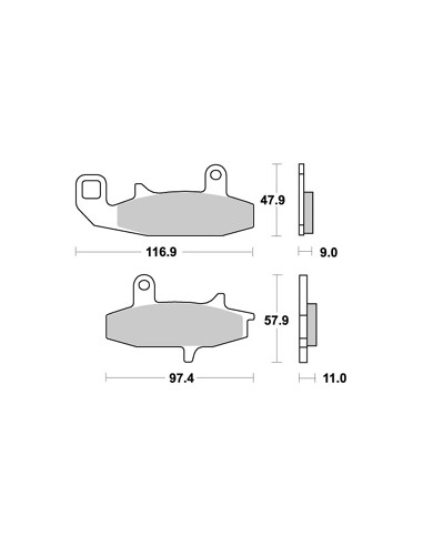 Plaquettes de freins AP RACING