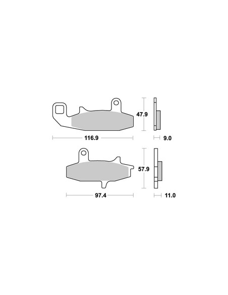 Plaquettes de freins AP RACING