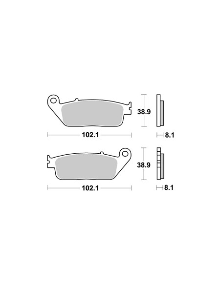 Plaquettes de freins AP RACING
