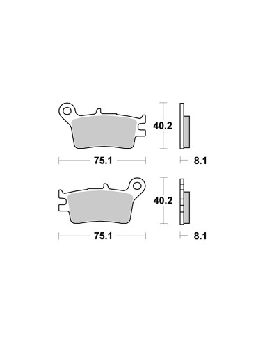 Plaquettes de freins AP RACING