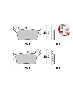 Plaquettes de freins AP RACING 2