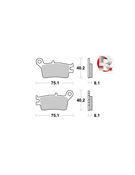 Plaquettes de freins AP RACING