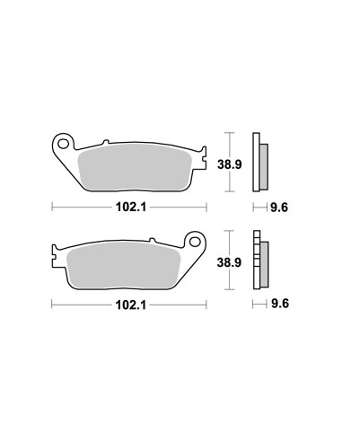 Plaquettes de freins AP RACING