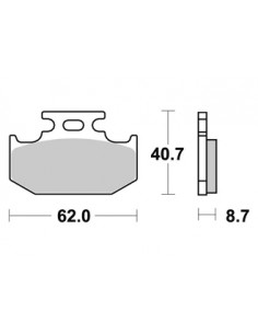 Plaquettes de freins AP RACING 2