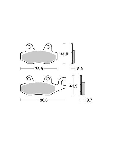 Plaquettes de freins AP RACING