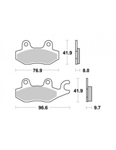 Plaquettes de freins AP RACING 2
