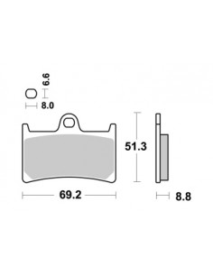 Plaquettes de freins AP RACING (Nouvelle Génération) 2