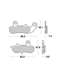 Plaquettes de freins AP RACING 2