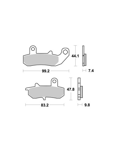 Plaquettes de freins AP RACING