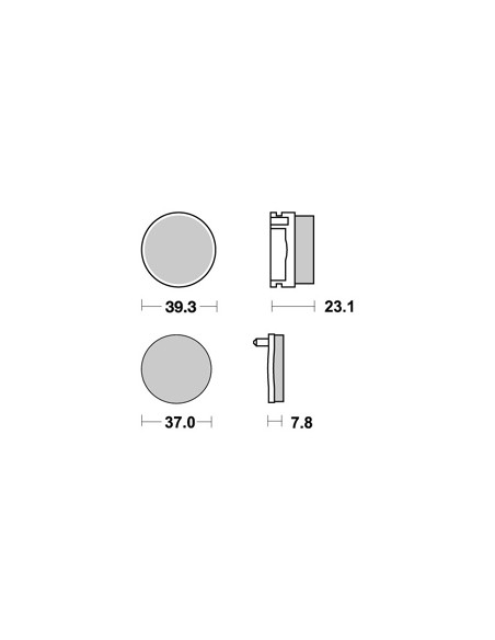 Plaquettes de freins AP RACING
