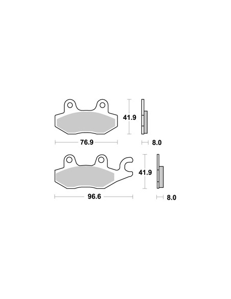 Plaquettes de freins AP RACING (Nouvelle Génération)
