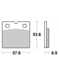 Plaquettes de freins AP RACING 2