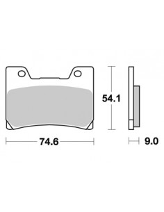 Plaquettes de freins AP RACING 2